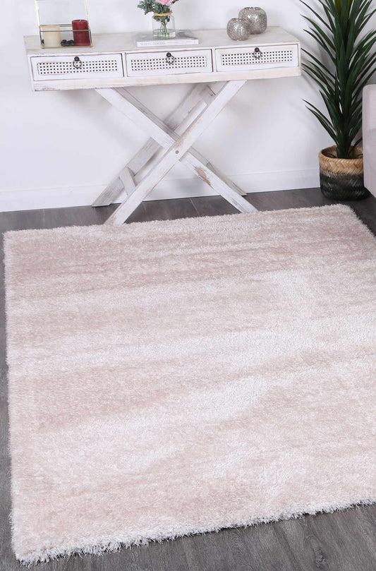 Puffy Soft Shag Ivory Rug