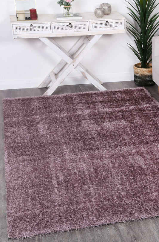 Puffy Soft Shag Lilac Rug