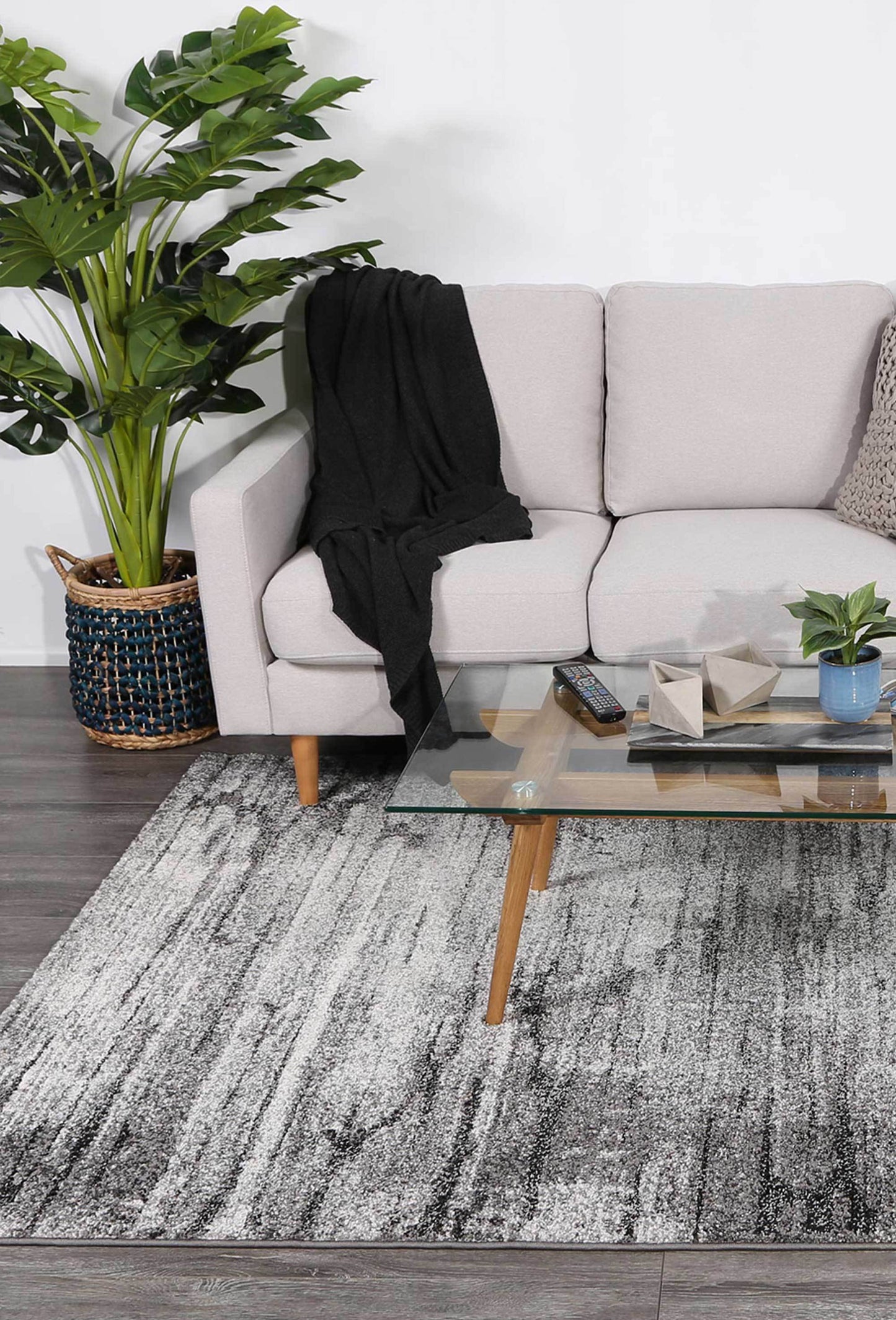 Manchester Grey Modern Rug