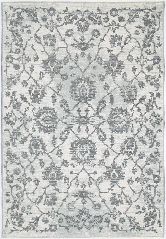 Rusty Vintage Classic, Amazing 2 in 1 Reversible Rug Grey