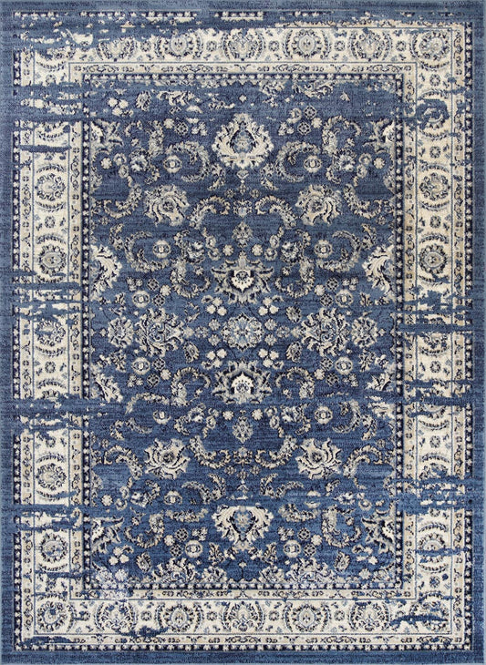 Sansa Ziegler Distressed Navy Rug