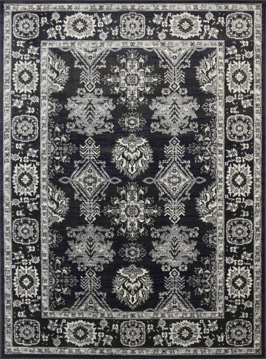 Sansa Ziegler Navy Grey Rug