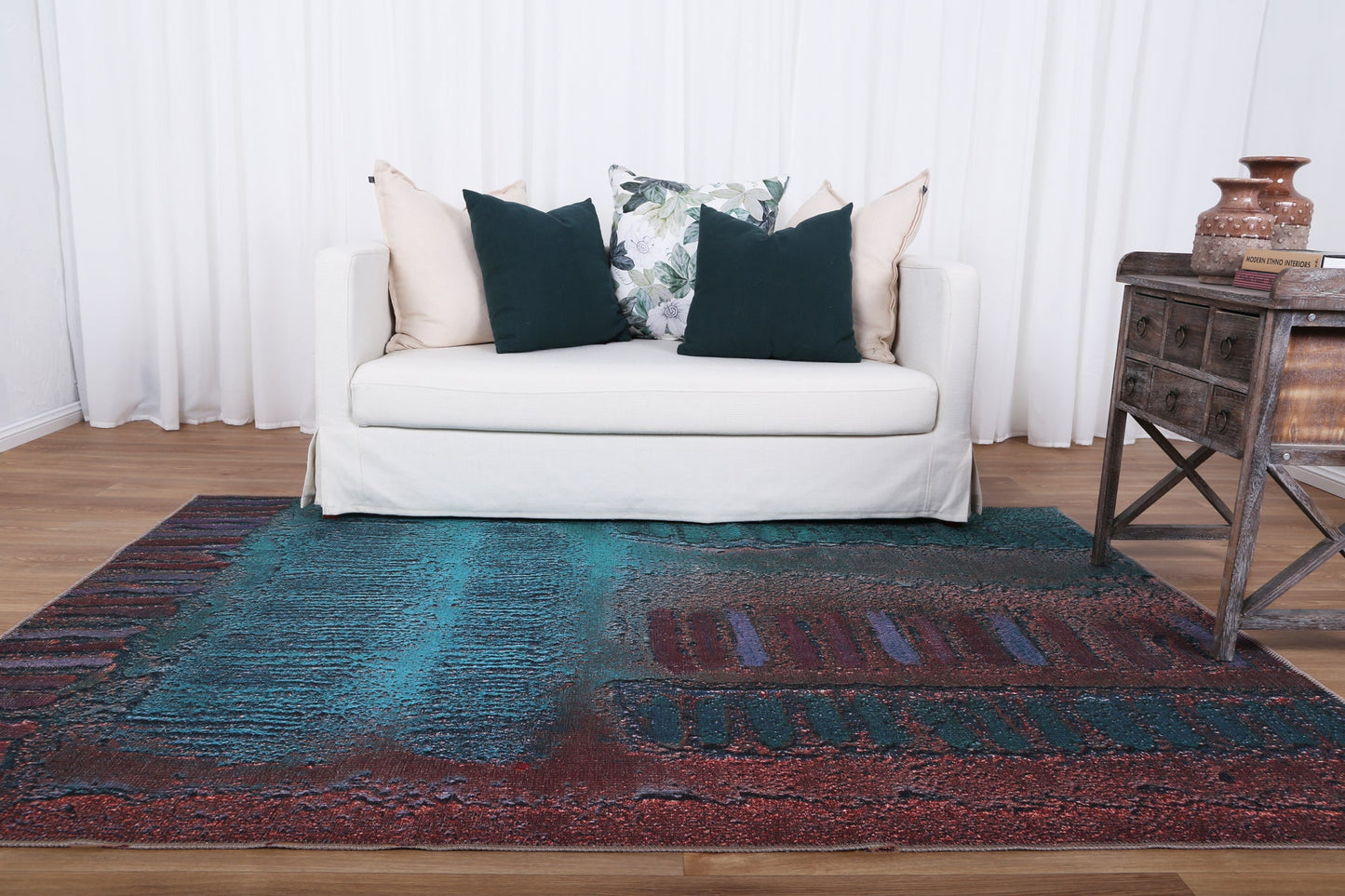 Aboriginal Art Borii By Saretta Washable Rug