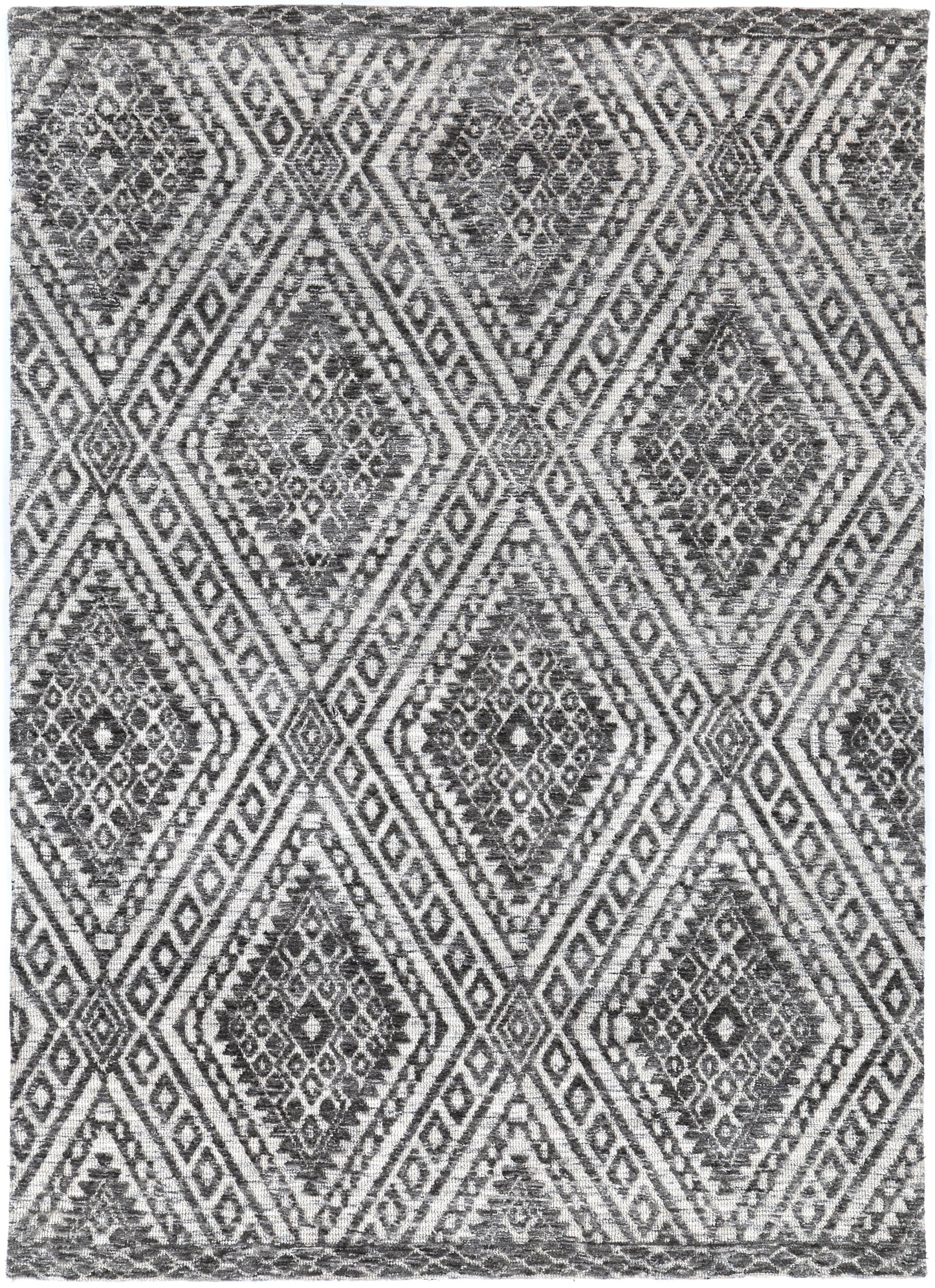 Alayah Zalij Charcoal & Beige Rug