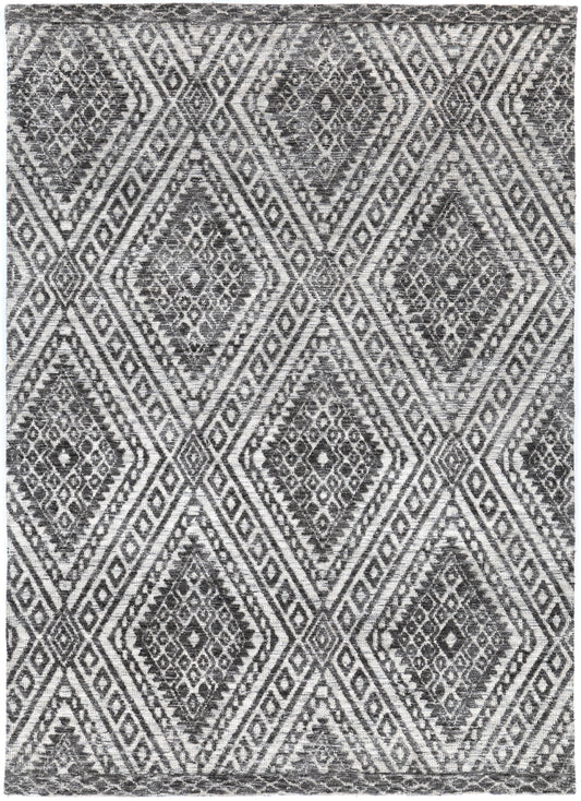 Alayah Zalij Charcoal & Beige Rug