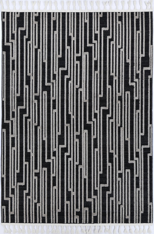 Apollo Anthrasite Grey Matrix Rug