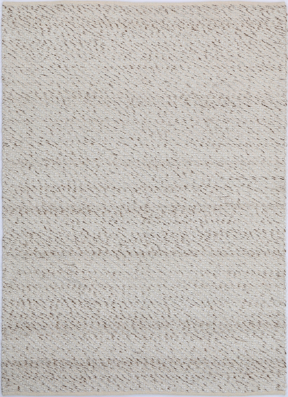 Gabbro Beige Wool Blend Textured Rug