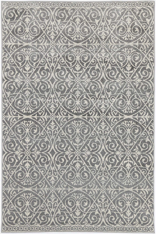 Graceful Esschert Grey Rug