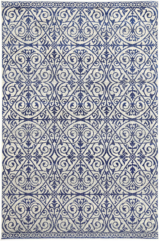 Graceful Esschert Blue Rug