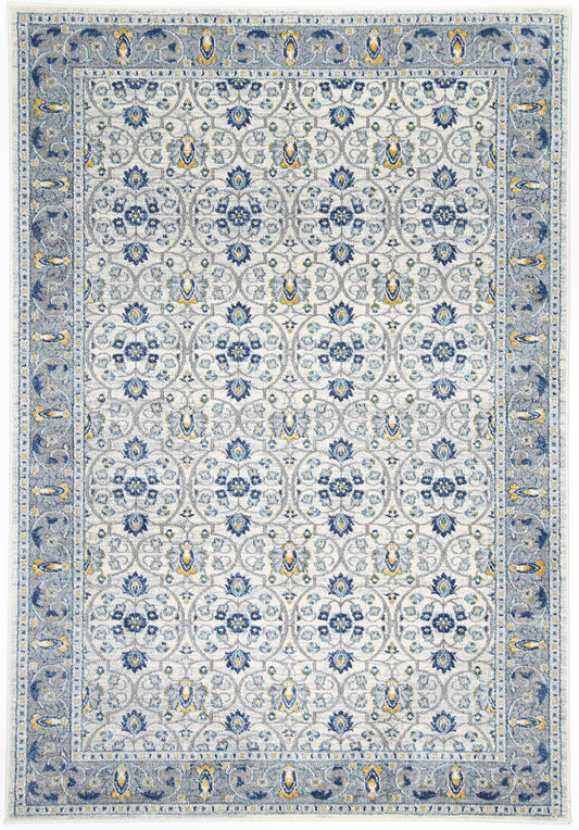 Graceful Rustic Blue Rug