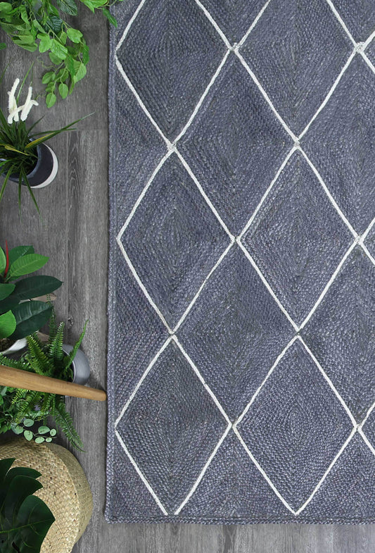 Bonnie Grey Natural Diamond Rug