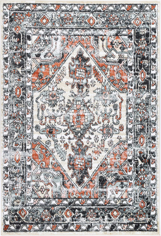 Anatolia Traditional Beige Black Rug