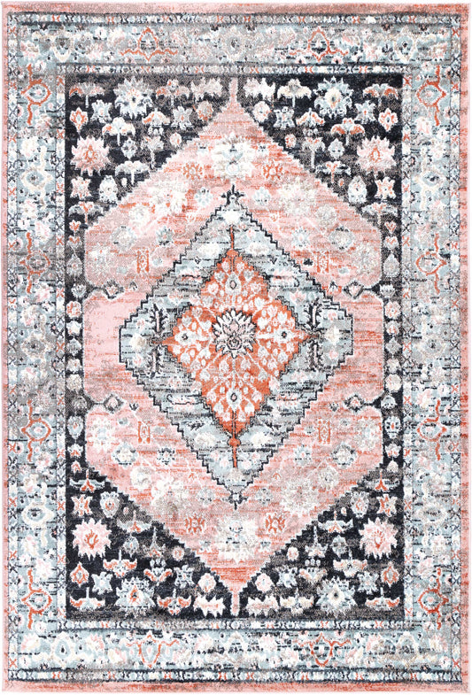 Anatolia Traditional Black Beige Rug