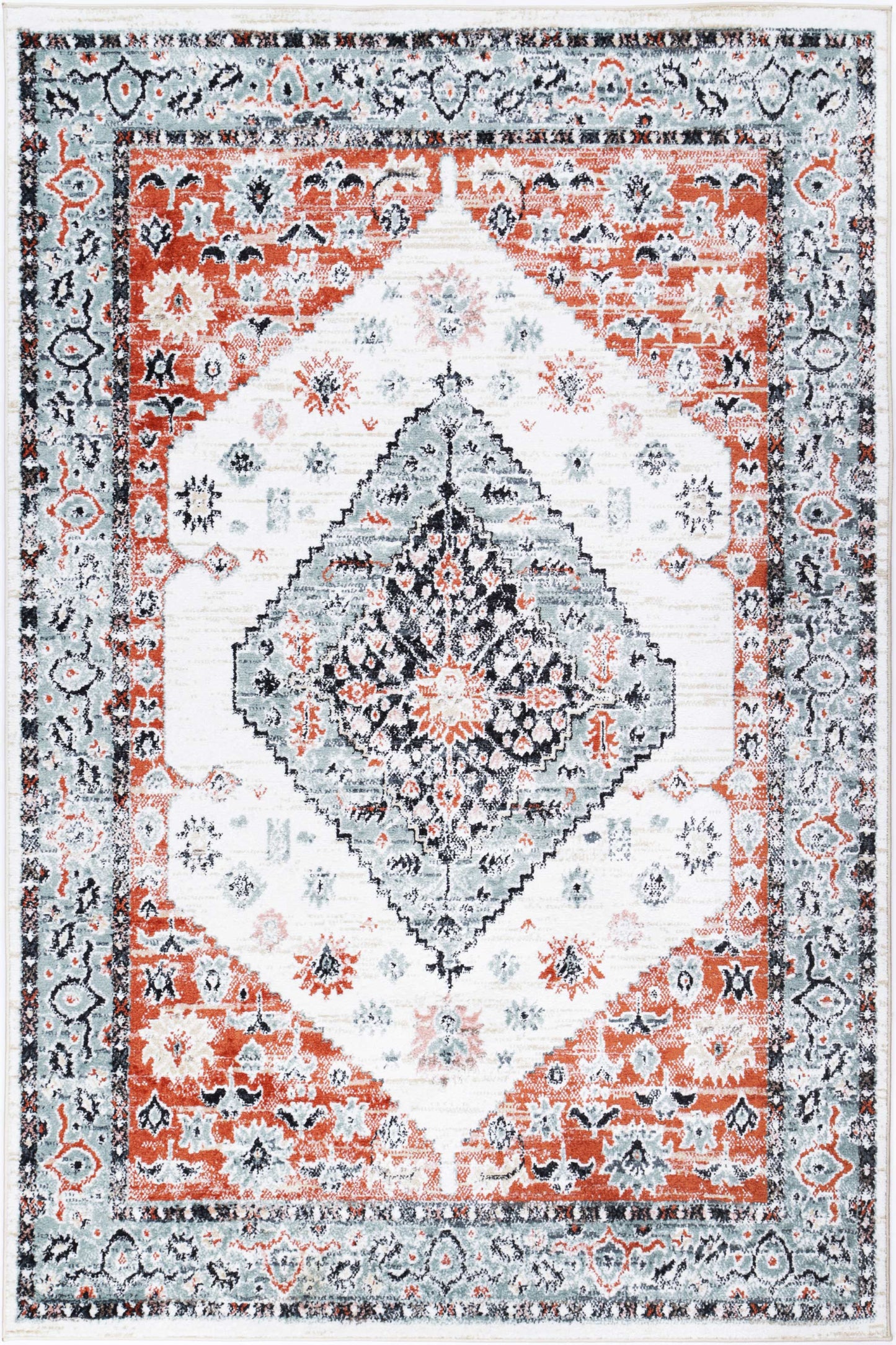 Anatolia Traditional Cream Terracotta Rug