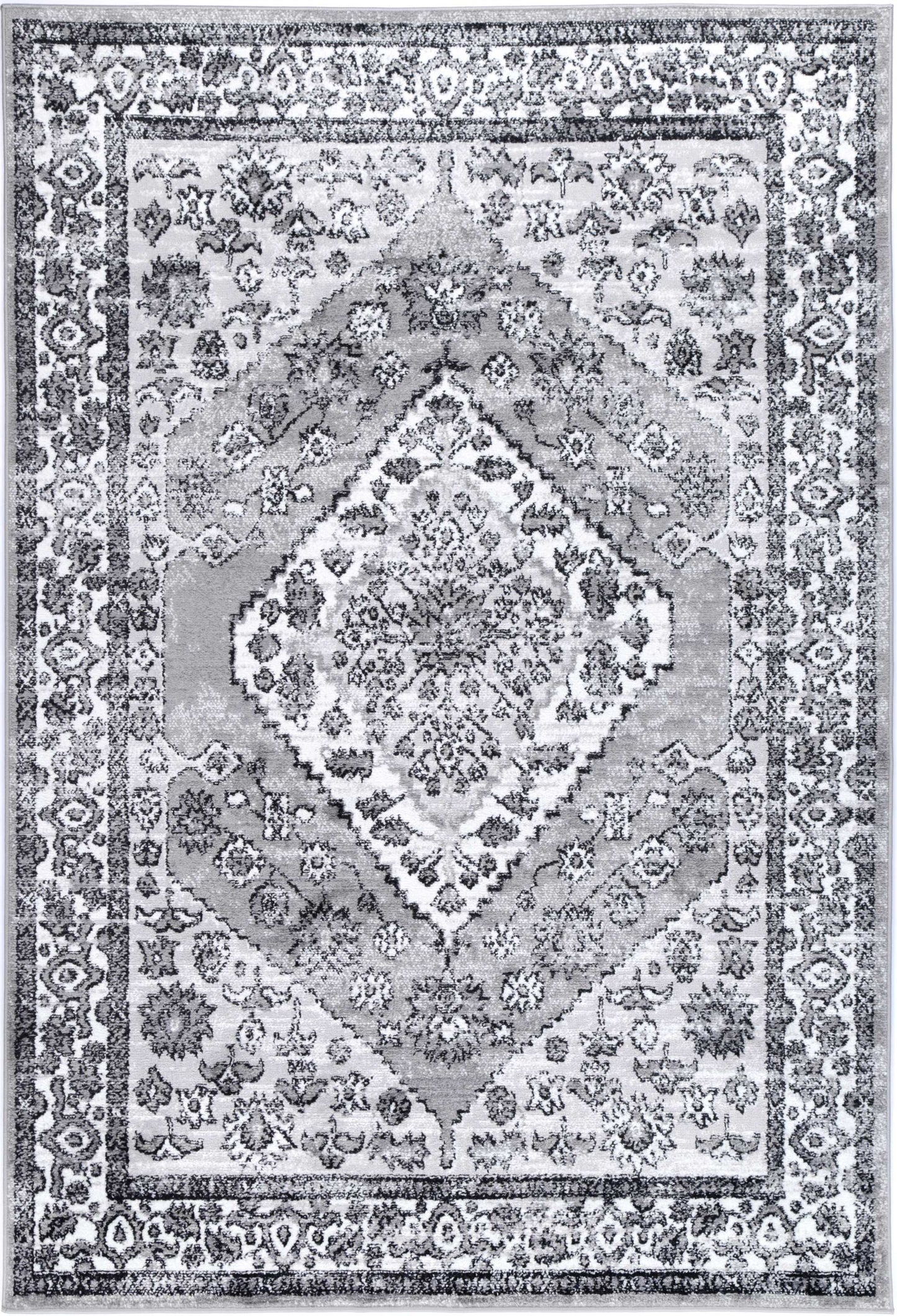 Anatolia Traditional Grey Black Rug