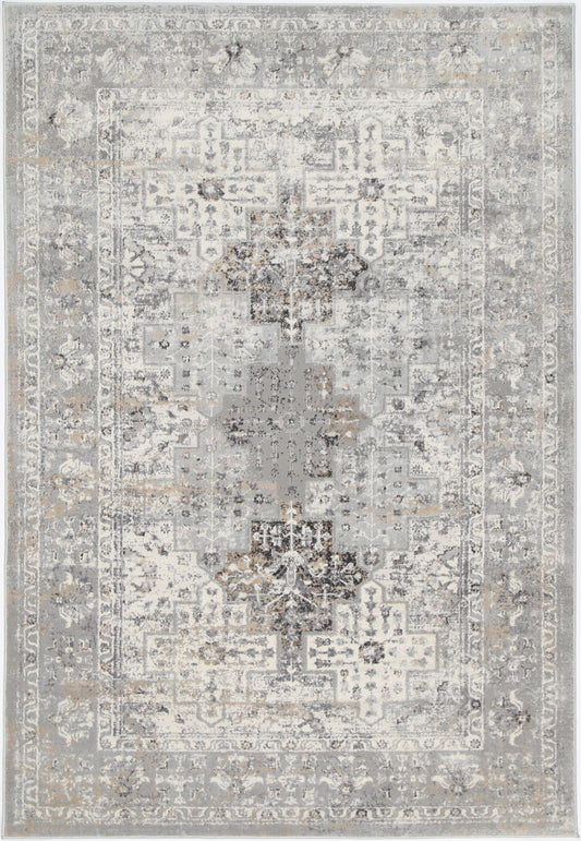 Expression Grey Oriental Rug