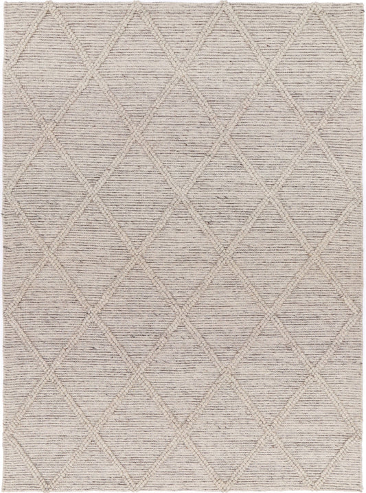 Kochi Diamond Braided Ash Rug