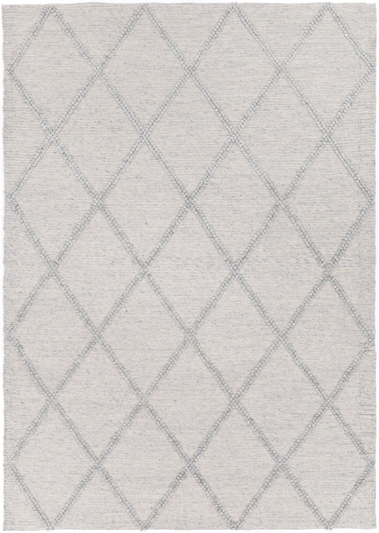 Kochi Diamond Braided Grey Rug