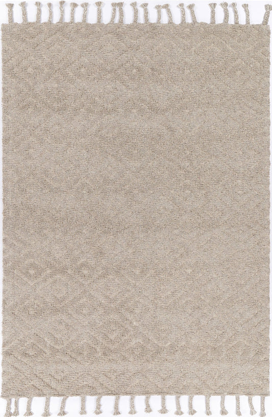 Kochi Plush Diamond Ash Rug