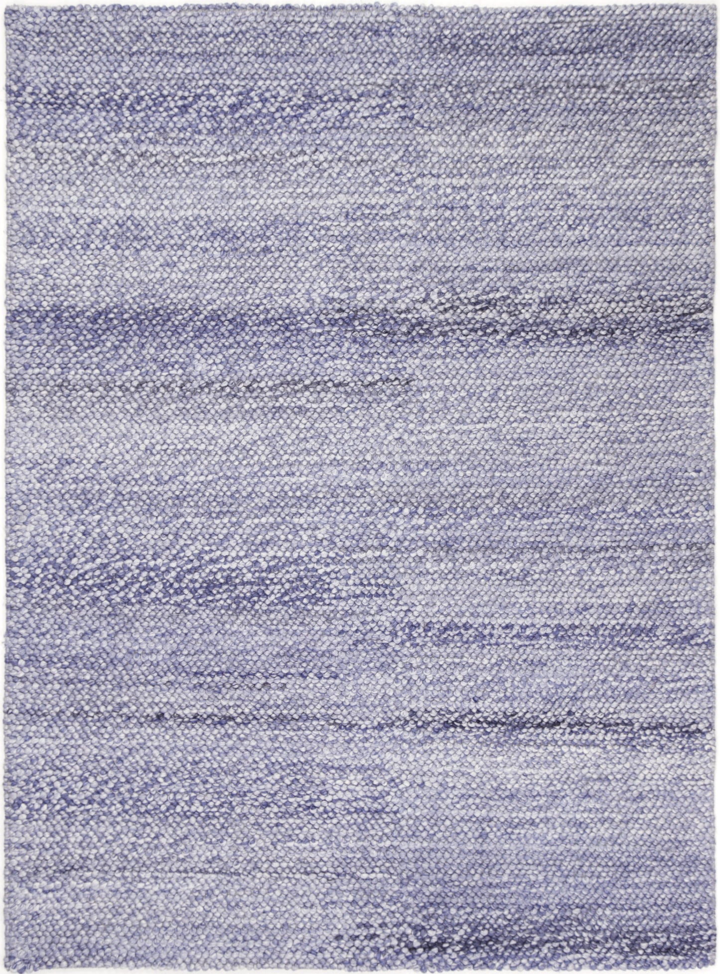 Rayna Loopy Blue Wool Blend Rug