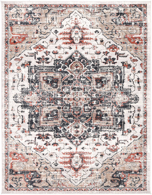 Ankara Oriental Light Grey Rug