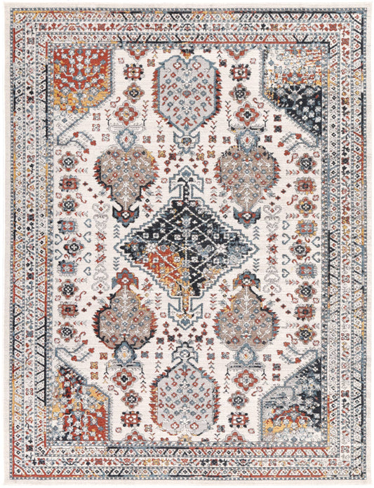 Mersin Oriental Multi Cream Rug