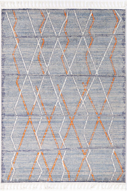 Kenza Victor Blue Rug