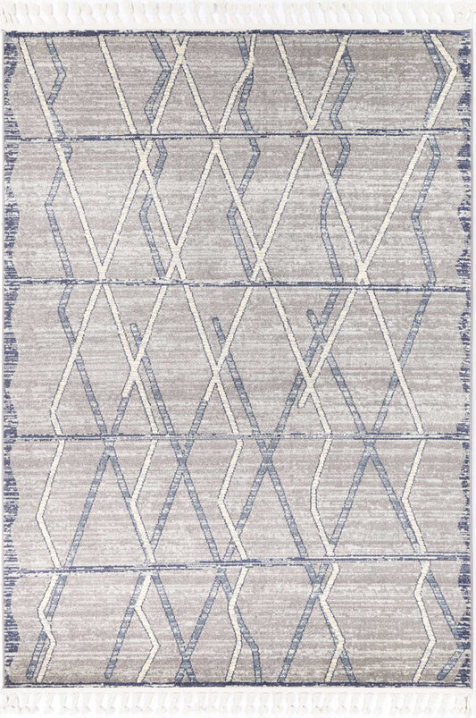 Kenza Victor Grey Rug