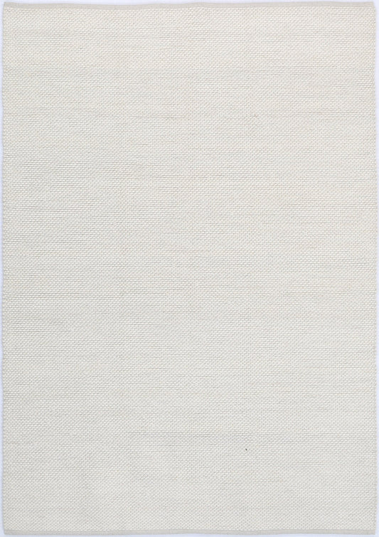 Japandi Contemporary Ivory Wool Rug