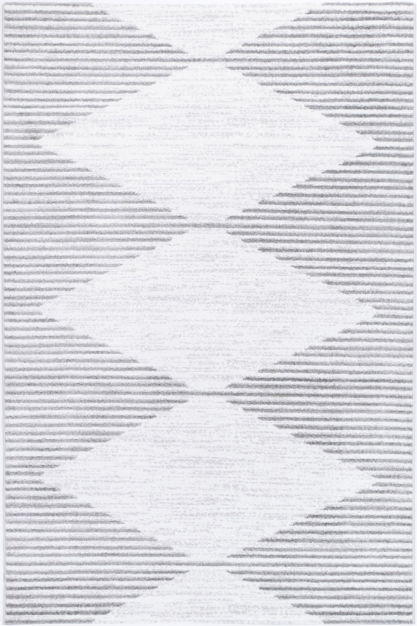 Paisley Abstract Diamond Silver Rug