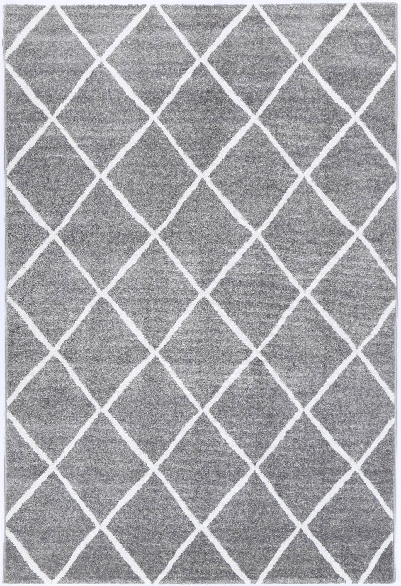Paisley Diamond Grey Rug