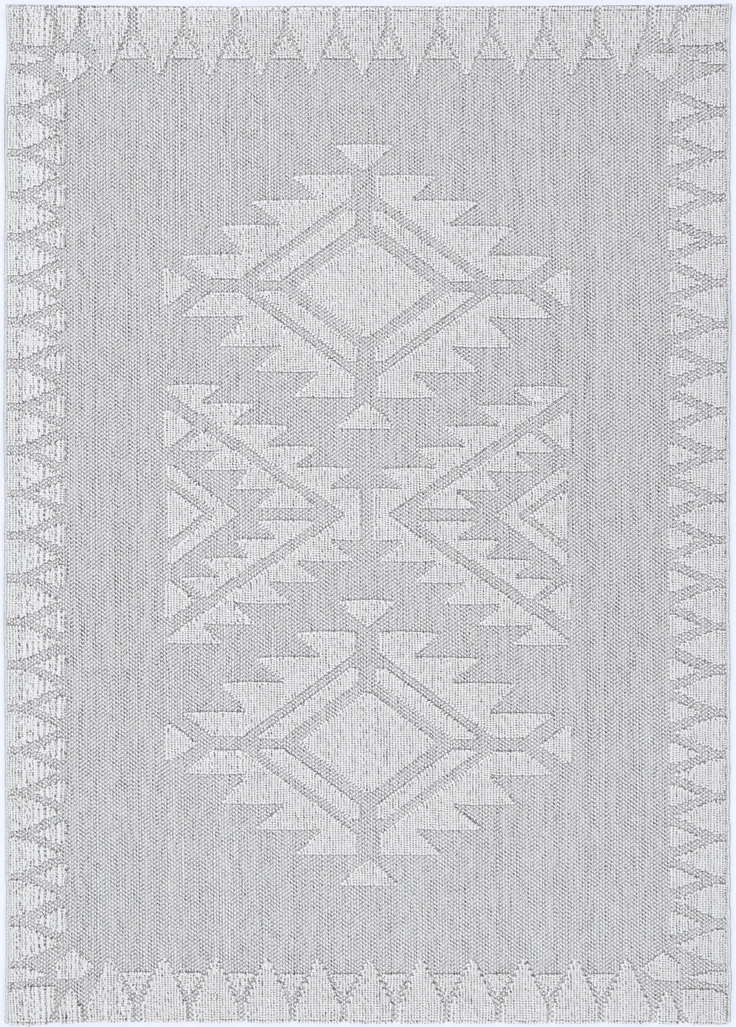 Navarre Area Rug Elara Navarre Indoor / Outdoor Grey Rug – Boutique Rugs