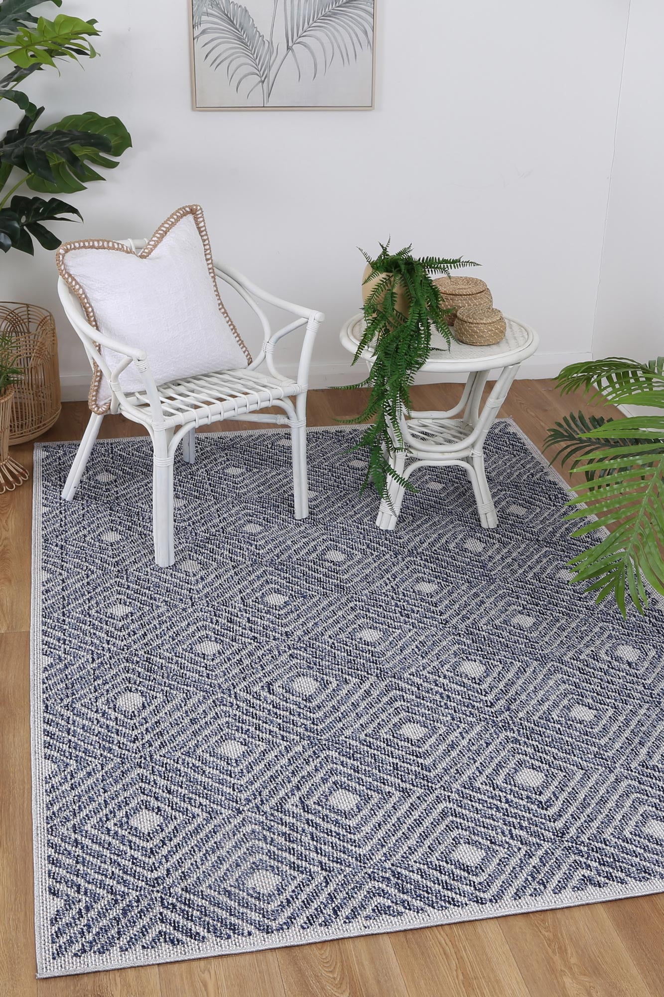 Elara Siluba Indoor / Outdoor Grey Rug