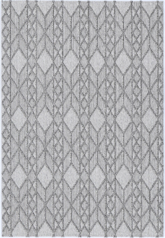 Elara Gaia Indoor / Outdoor Grey Rug