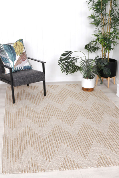 Elara Eagle Indoor / Outdoor Beige Rug