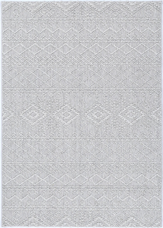 Elara Dracus Indoor / Outdoor Grey Rug