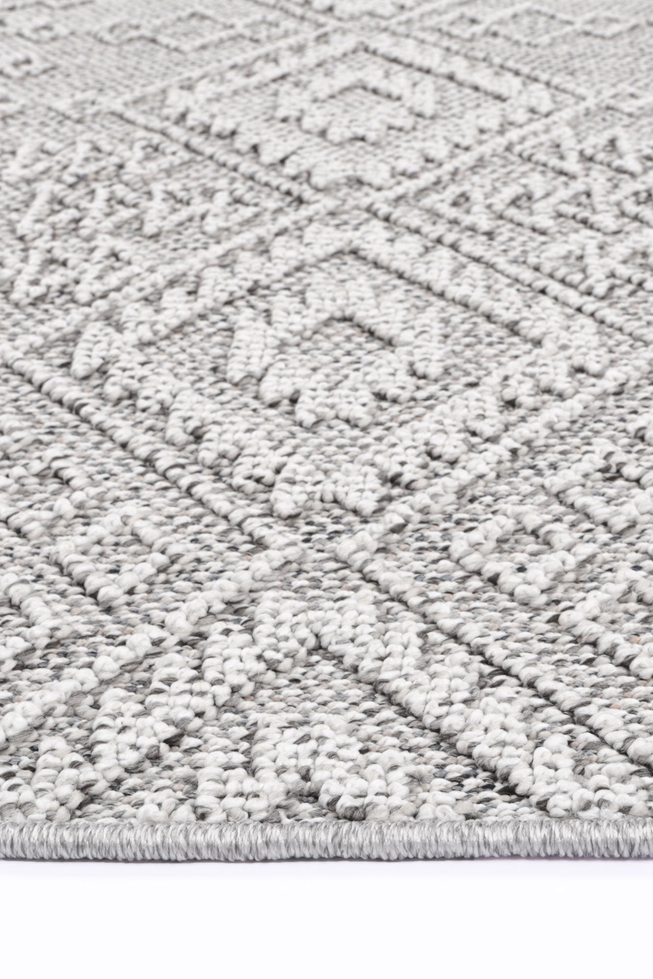 Elara Dracus Indoor / Outdoor Grey Rug
