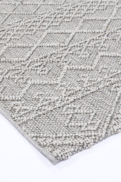Elara Dracus Indoor / Outdoor Grey Rug