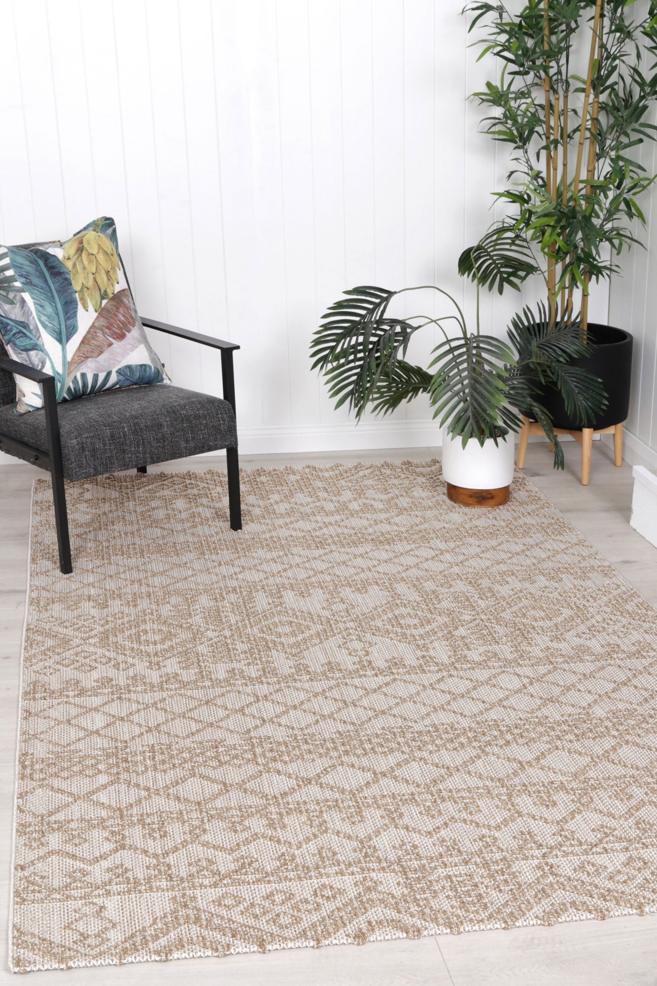 Elara Dracus Indoor / Outdoor Beige Rug
