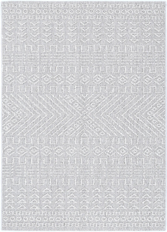 Elara Bresha Indoor / Outdoor Grey Rug