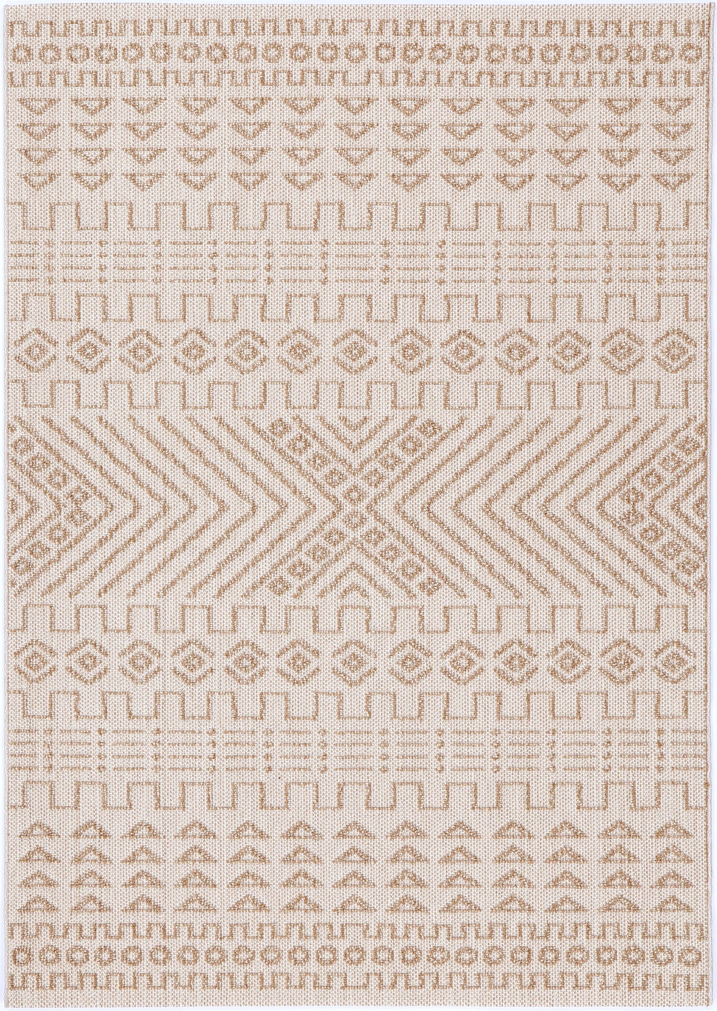 Elara Bresha Indoor / Outdoor Beige Rug