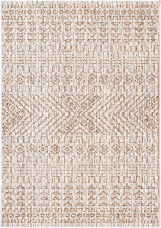 Elara Bresha Indoor / Outdoor Beige Rug