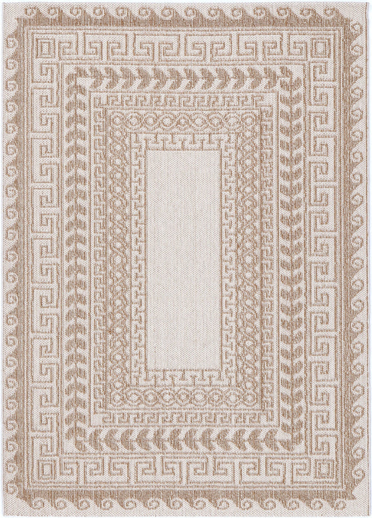 Elara Aura Indoor / Outdoor Beige Rug