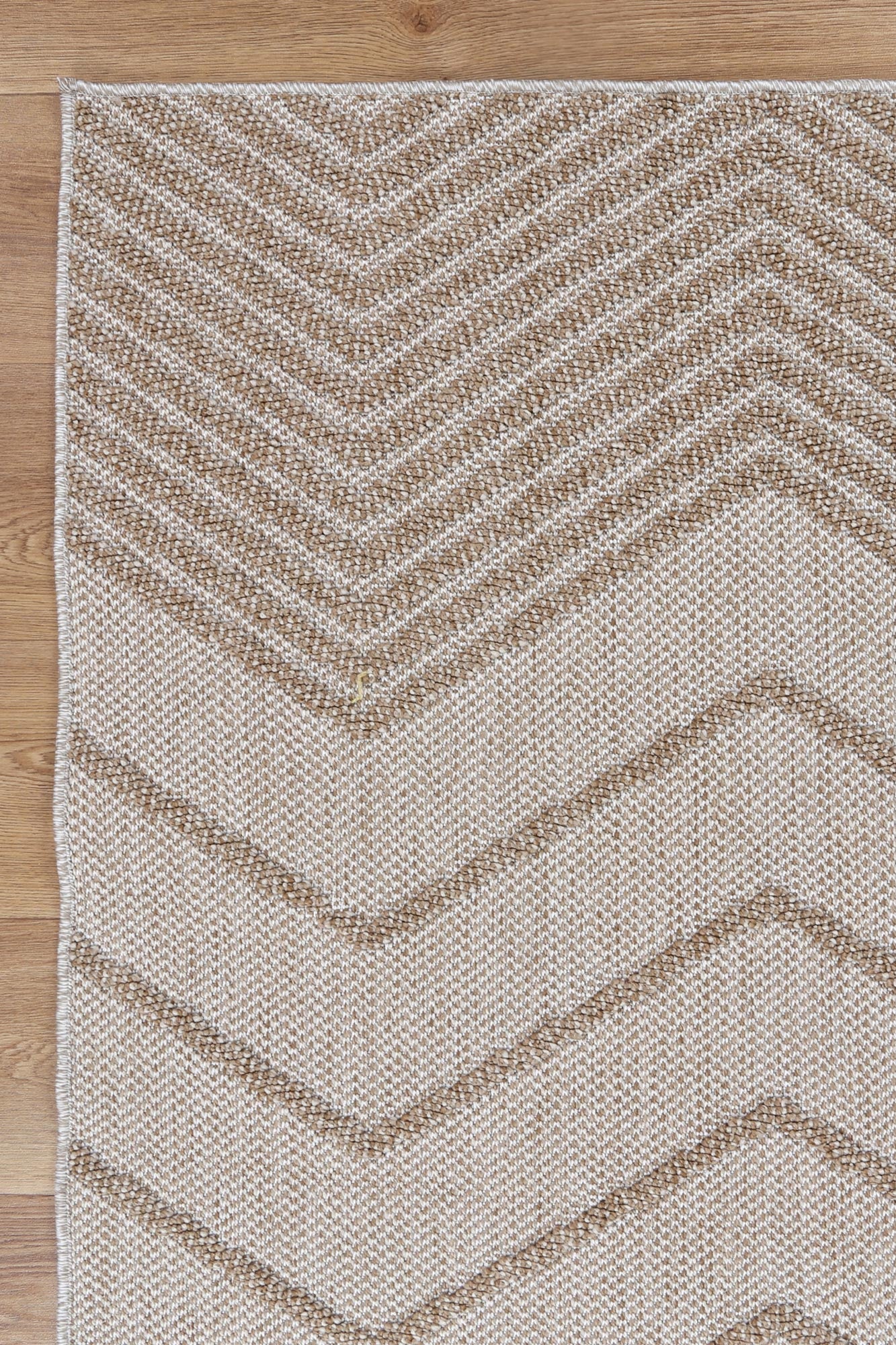 Elara Bode Indoor / Outdoor Beige Rug