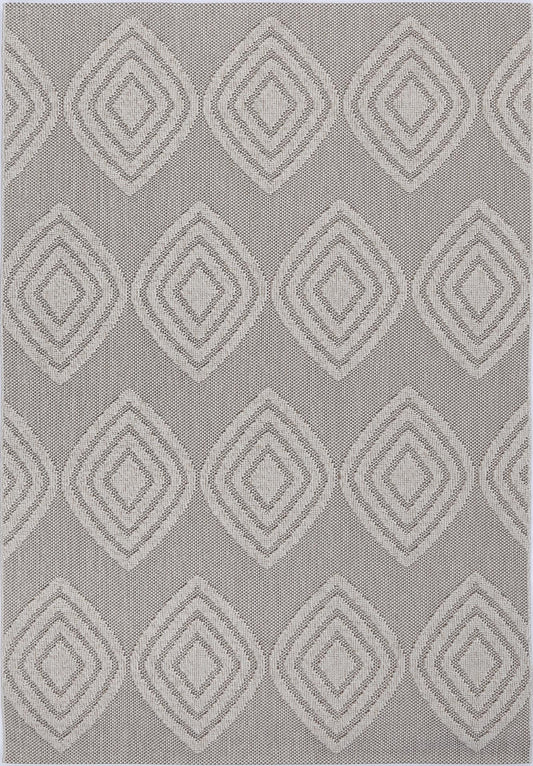 Elara Gamu Indoor / Outdoor Grey Rug