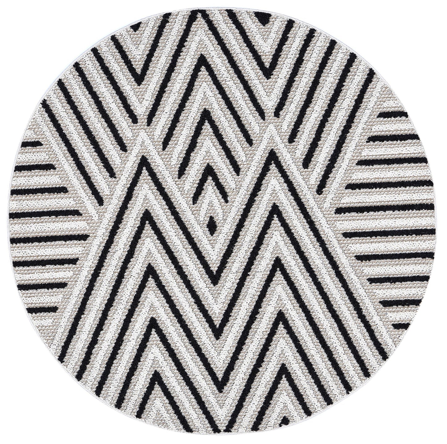 Elara Hawk Indoor / Outdoor Round Rug