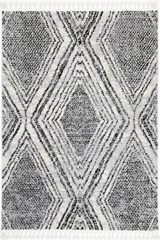 Micha Black Grey Kanani Rug