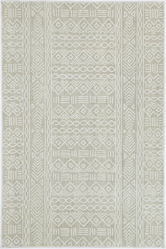 Mirabella Lucena Beige Contemporary Rug