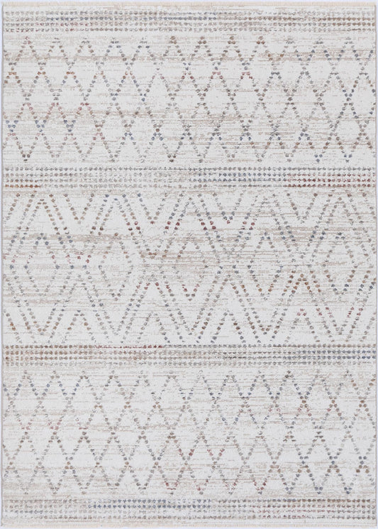 Annapolis Tabriz Beige Geometric Soft Rug