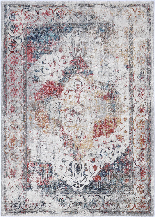 Mira Tulip Transitional Multi Coloured Rug